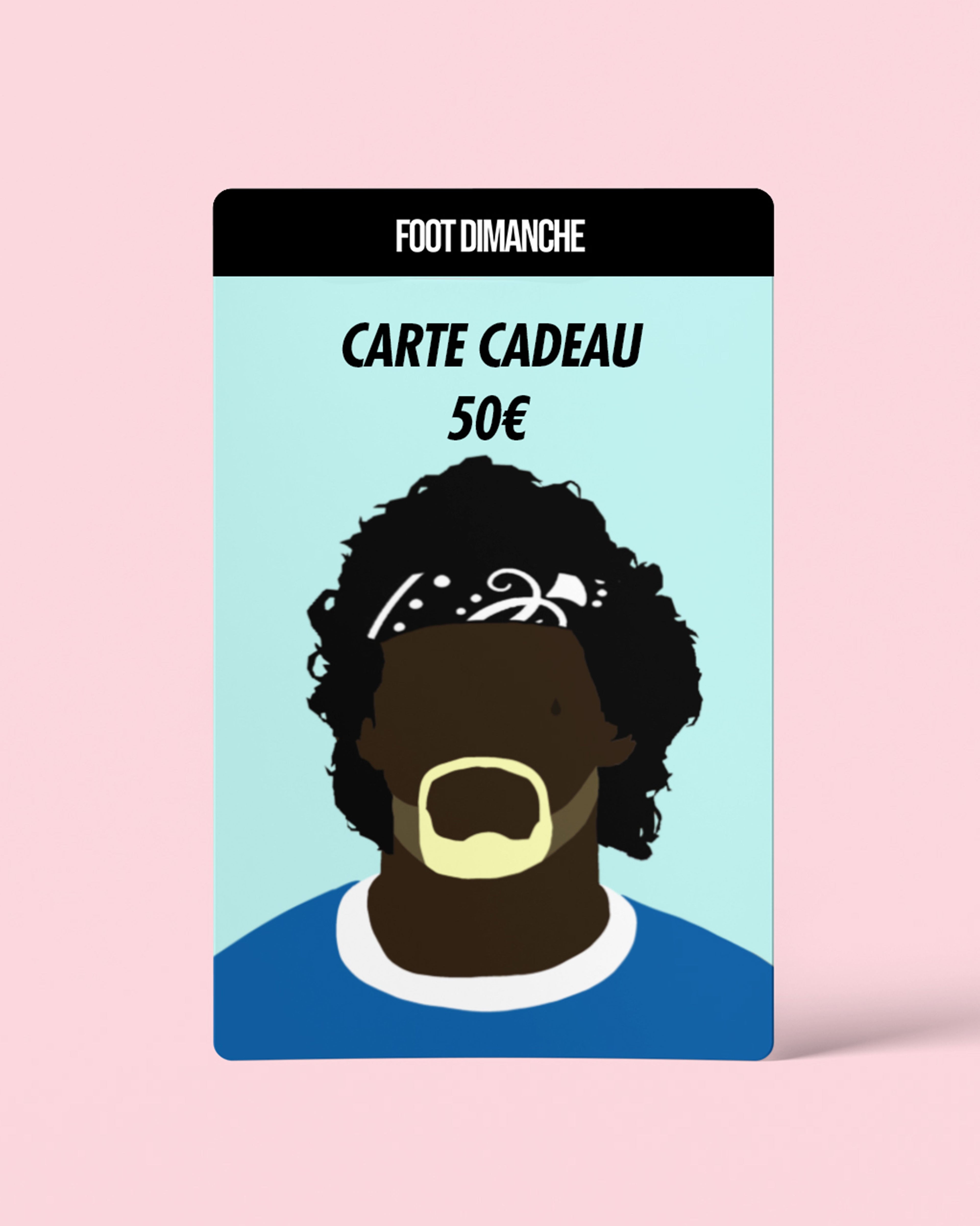 Carte Cadeaux Foot Dimanche 50 Image