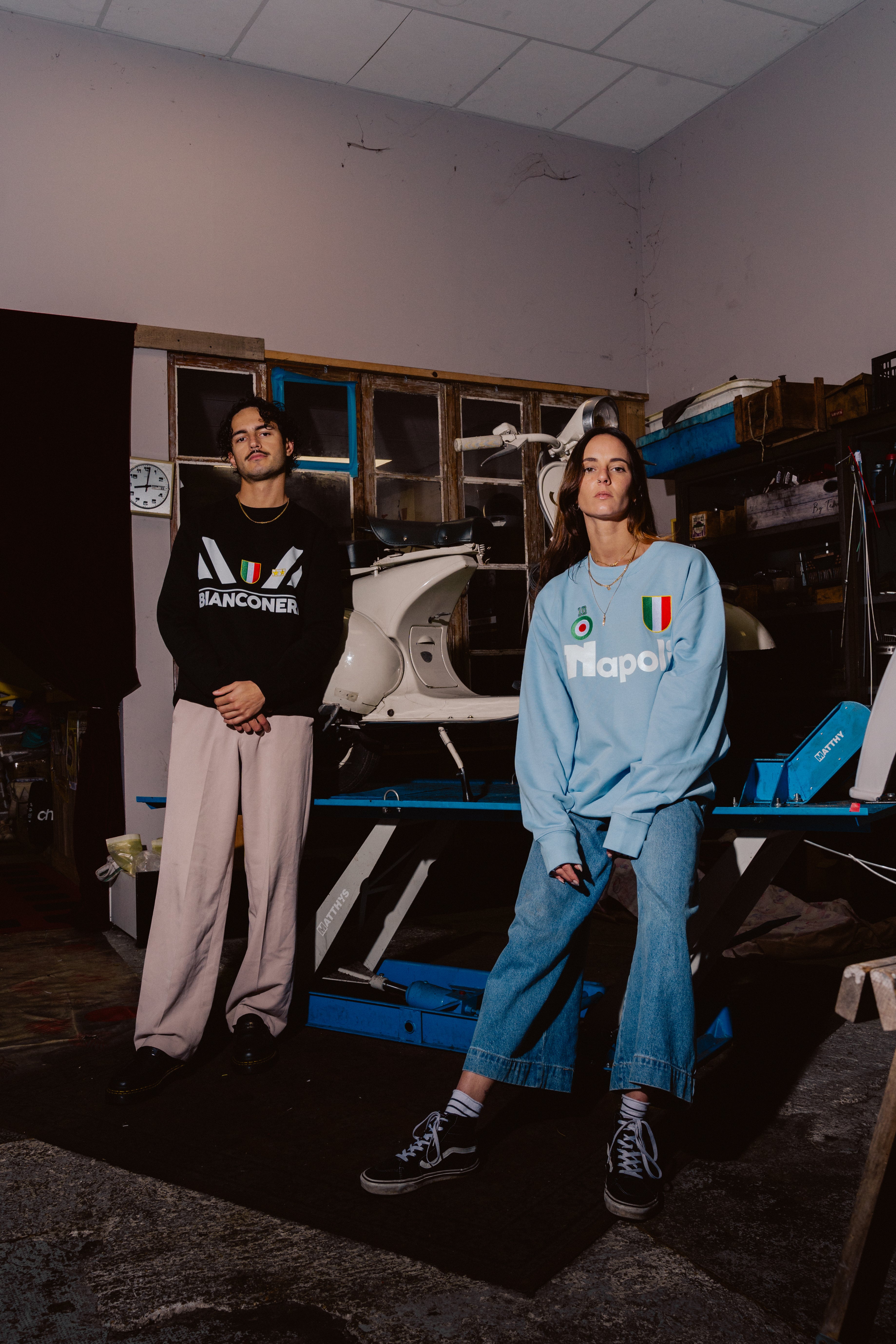 Sweat Retro Foot Dimanche Image