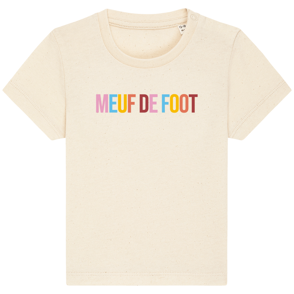 Tee Shirt Bébé Meuf de Foot