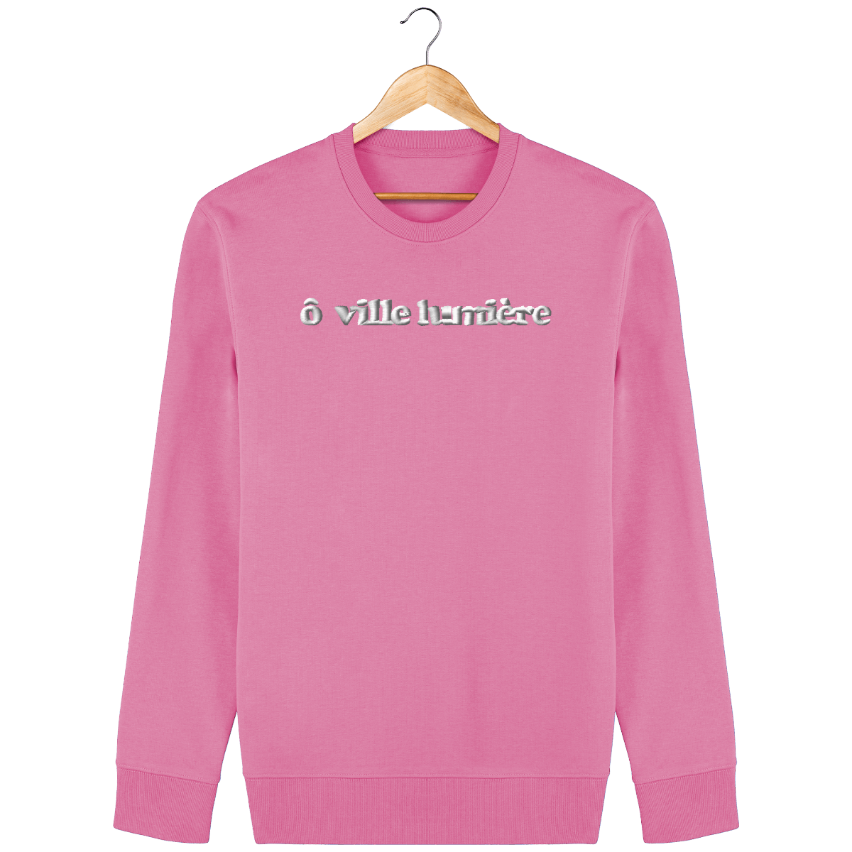 Sweat ô ville lumière brodé