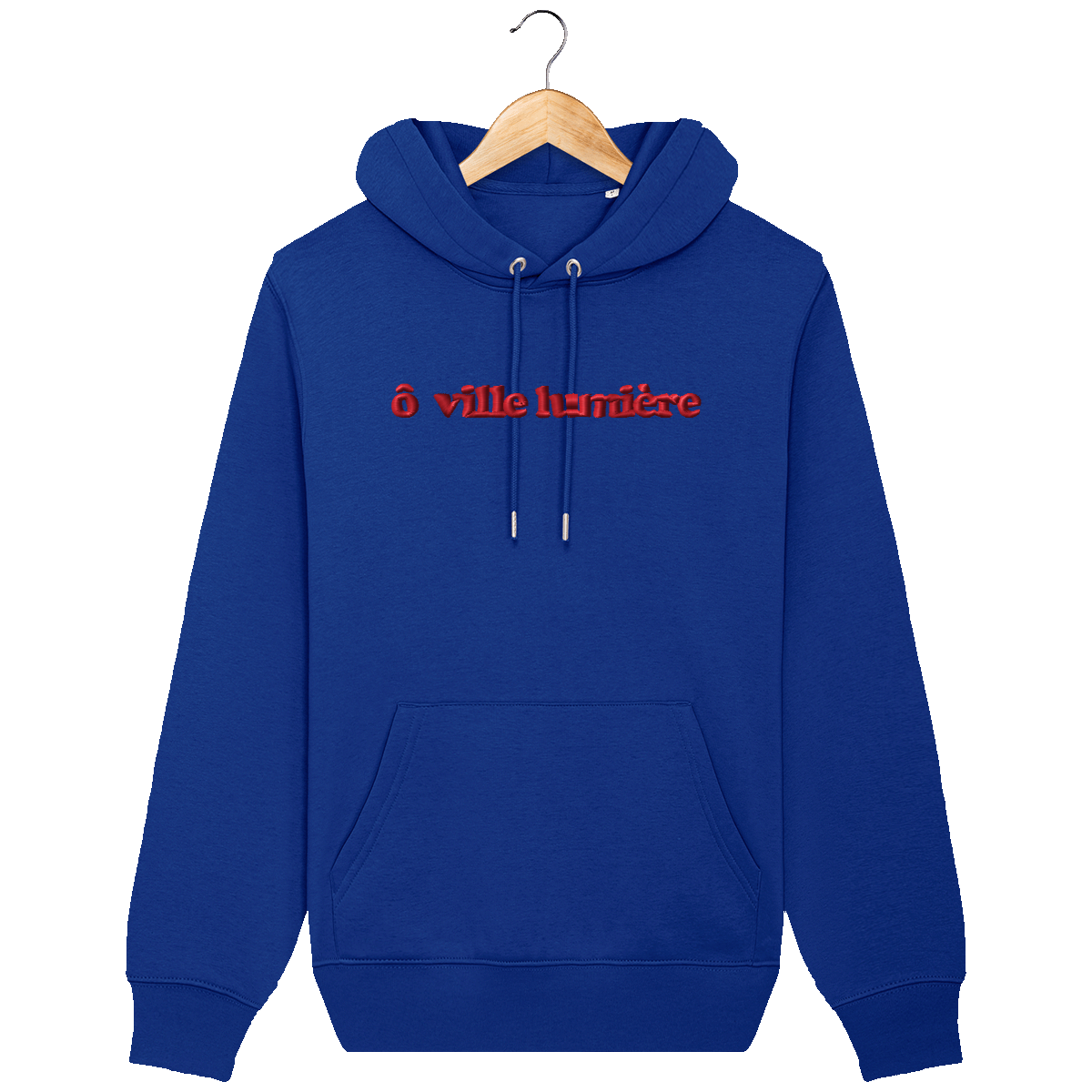 Sweat Capuche ô ville lumière brodé
