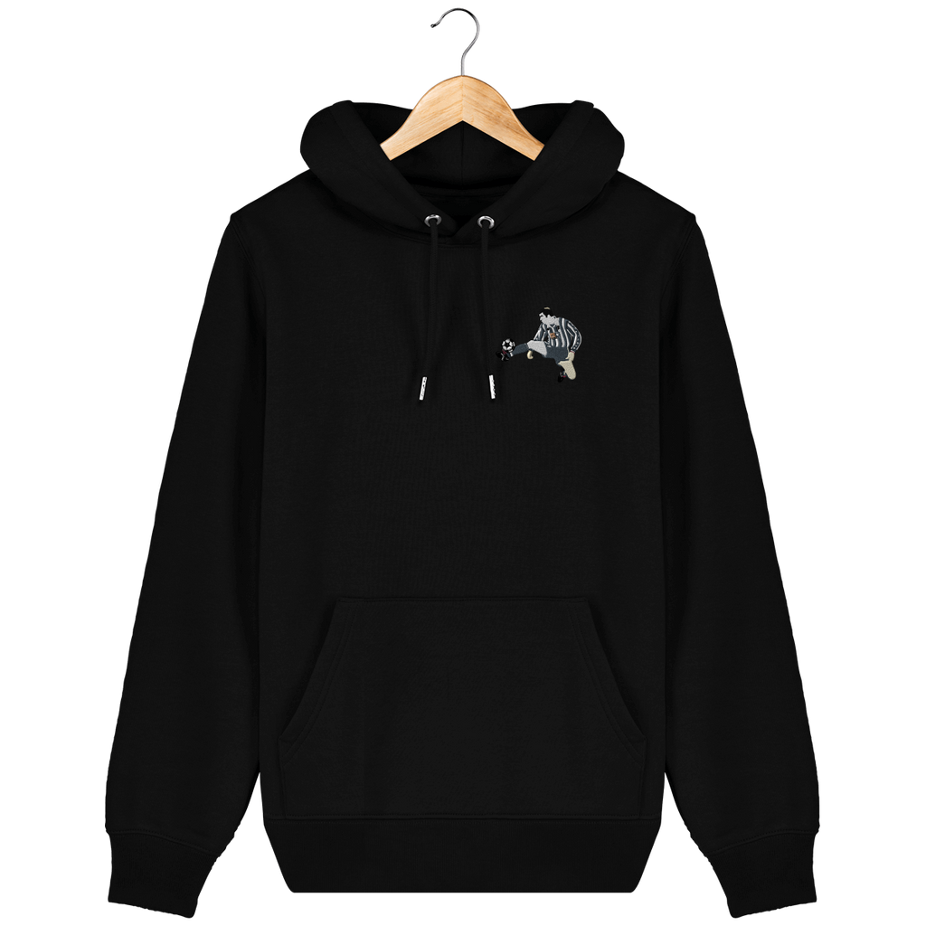 Sweat capuche Zizou Juve brodé