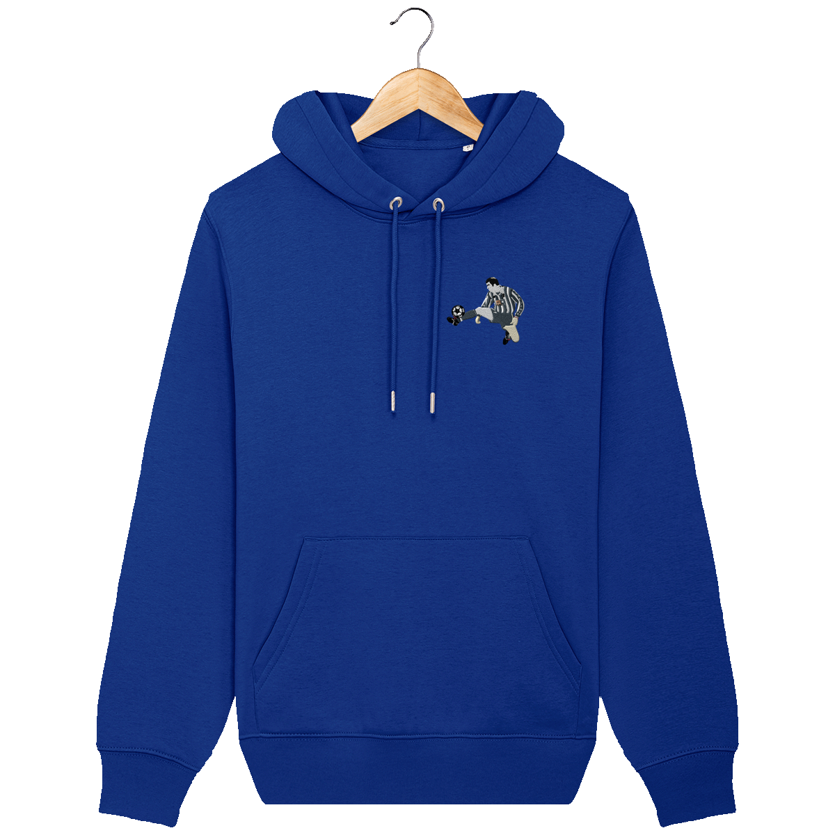 Sweat capuche Zizou Juve brodé