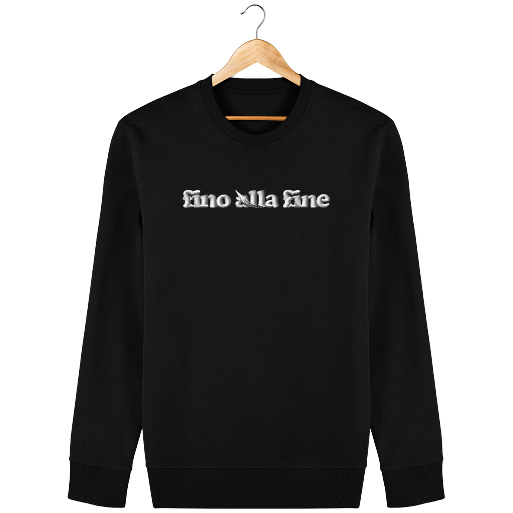Sweat fino alla fine brodé