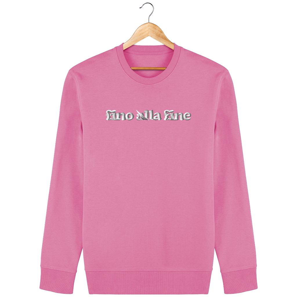 Sweat fino alla fine brodé