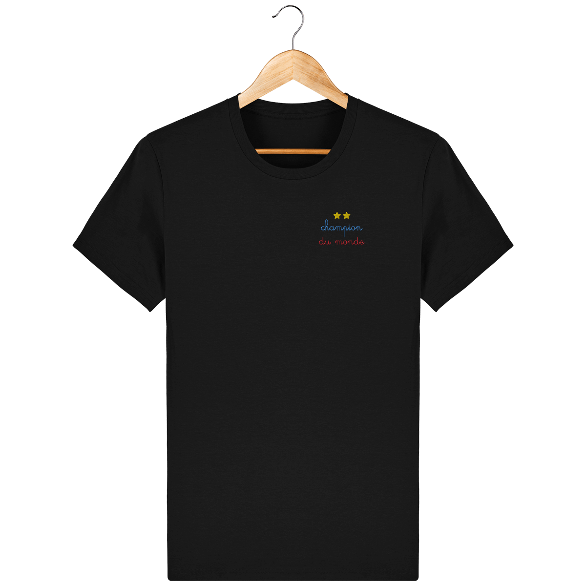 Tee Shirt Champion du Monde brodé