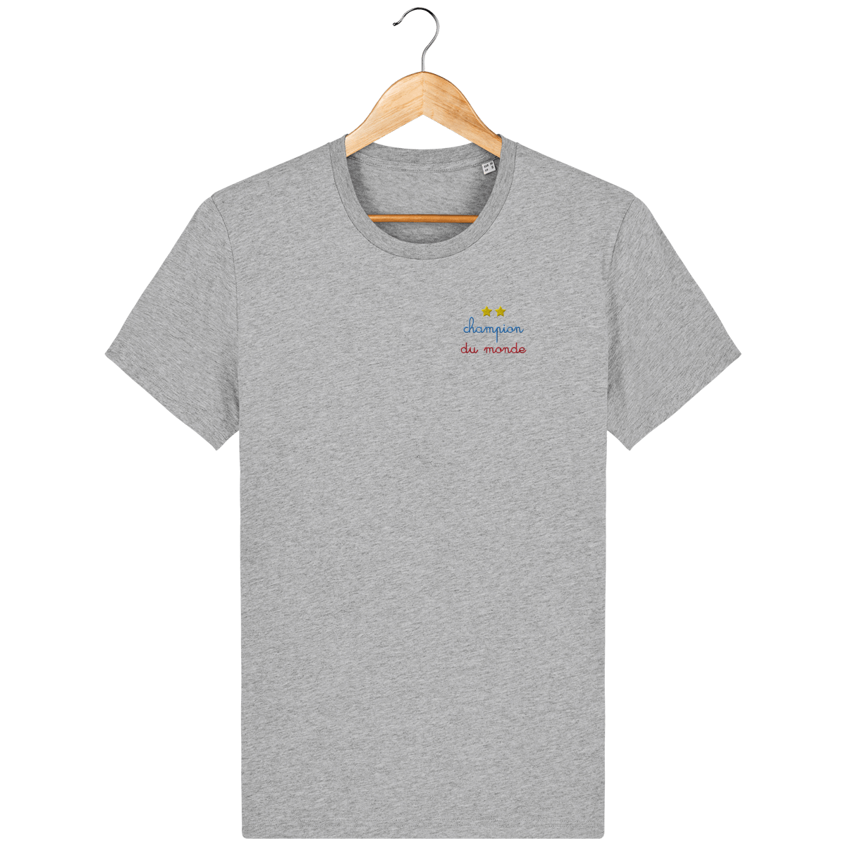 Tee Shirt Champion du Monde brodé