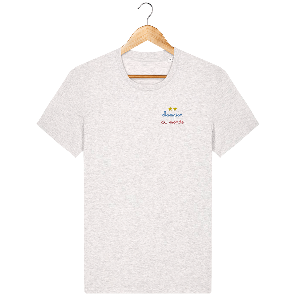 Tee Shirt Champion du Monde brodé