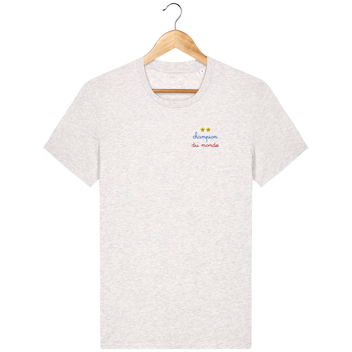 Tee Shirt Champion du Monde brodé