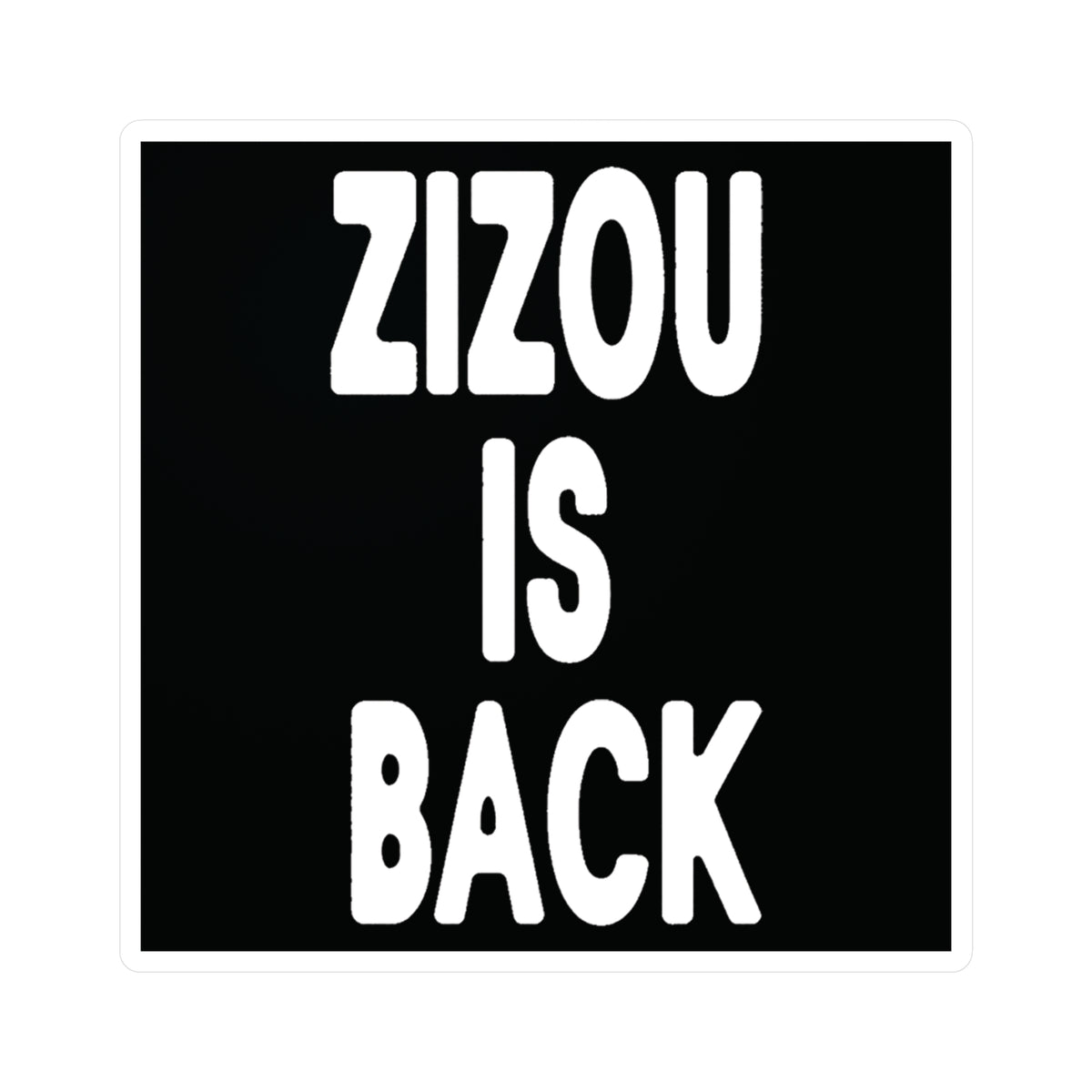Sticker Zizou is back