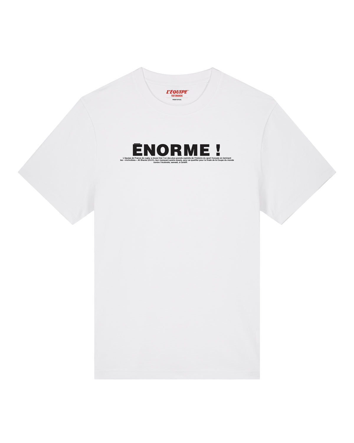 Tee Shirt Enorme ! - L'Equipe x Foot Dimanche