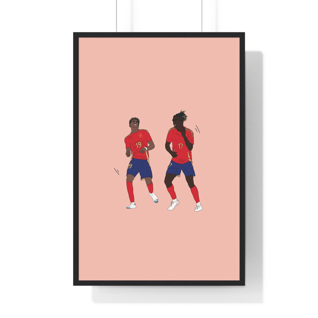 Poster Lamine Yamal Nico Williams - Foot Dimanche