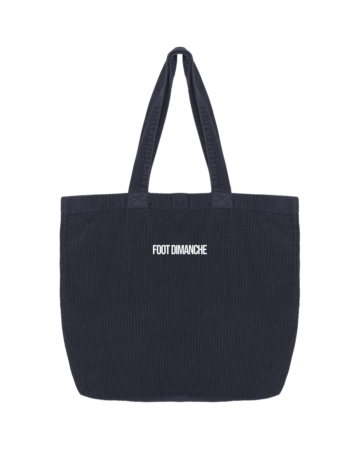 Sac velours côtelé -  Cet amour qu'on a pour toi brodé