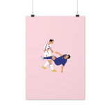Poster Zidane & Materazzi - Foot Dimanche