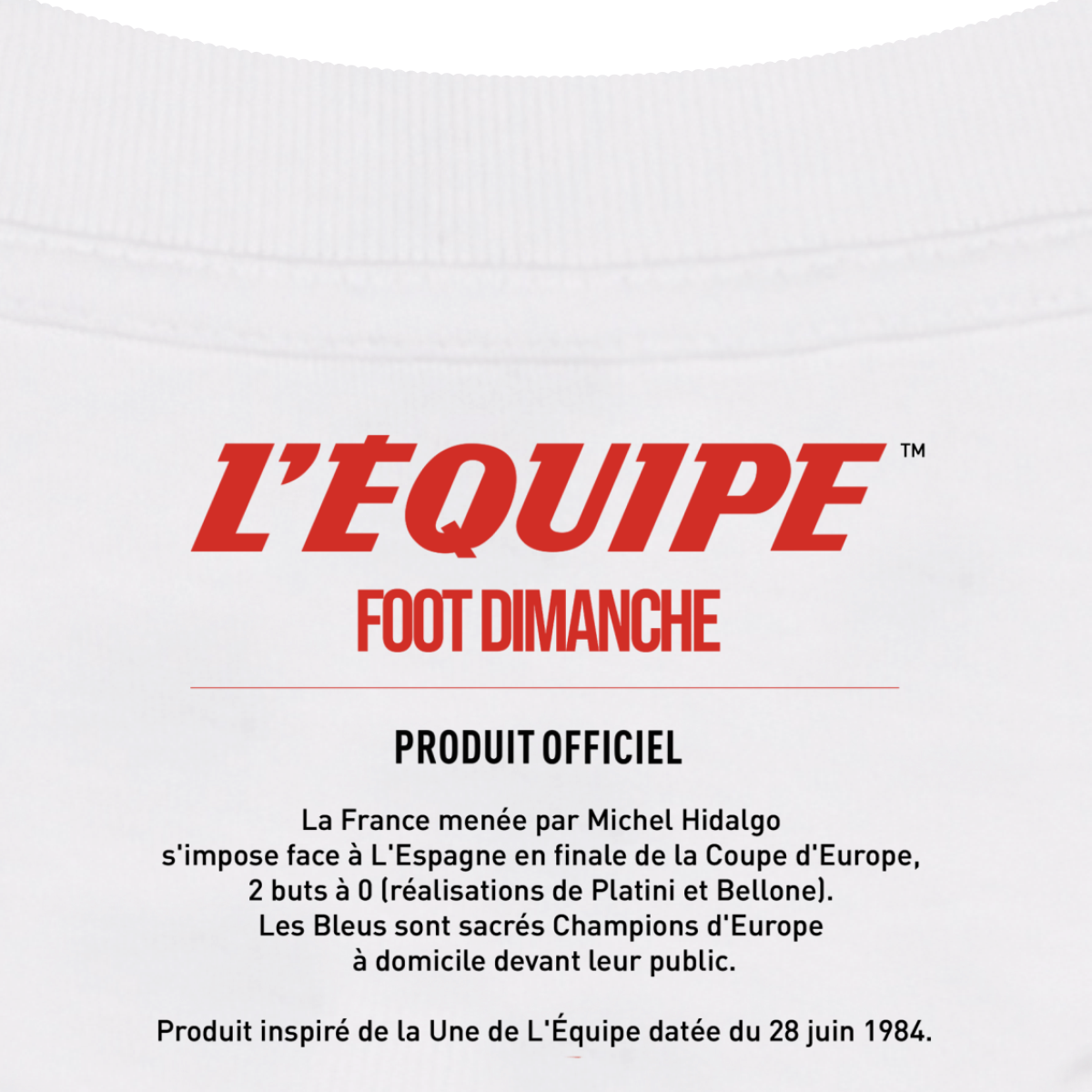 Tee Shirt Ils l'ont fait - L'Equipe x Foot Dimanche