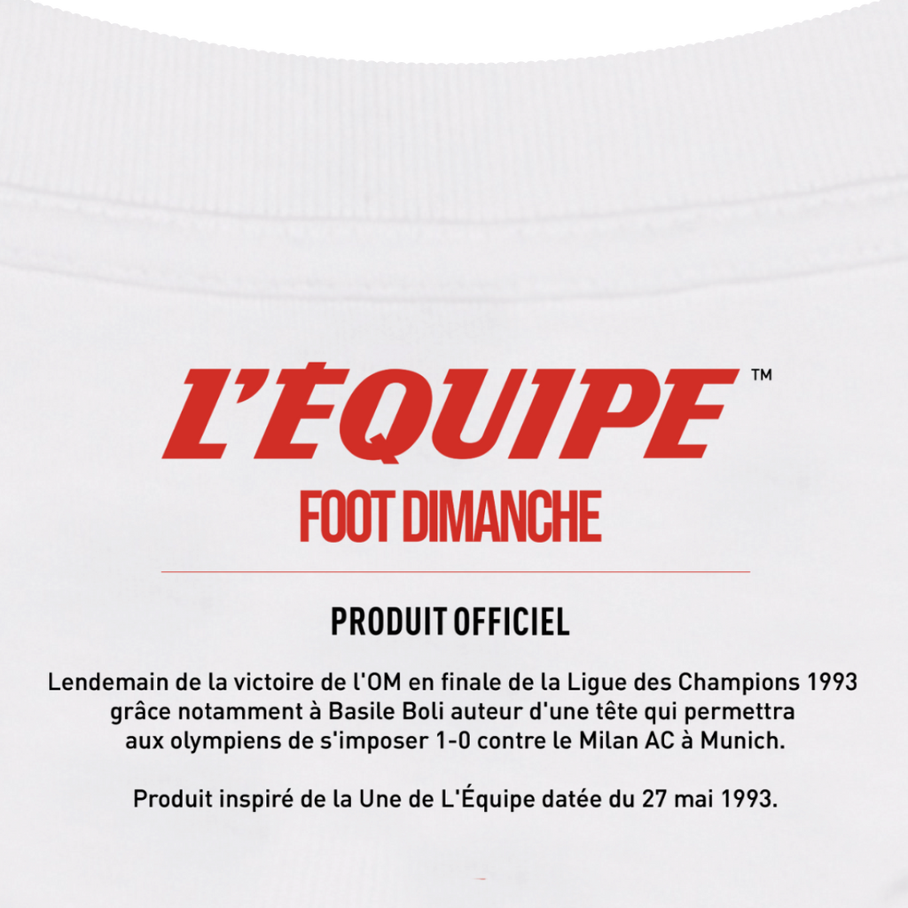 Tee Shirt Le jour de gloire - L'Equipe x Foot Dimanche - SOLDES