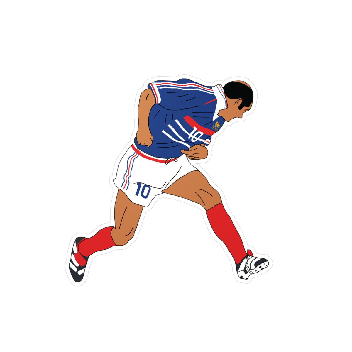 Sticker Zizou 98