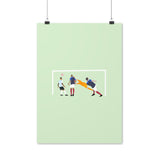 Poster Second Poteau Pavard - Foot Dimanche