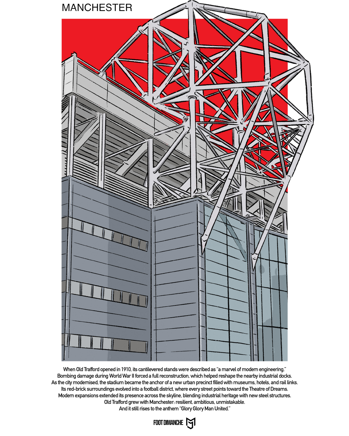 Sweat Manchester - Foot Dimanche x Mark Johnson