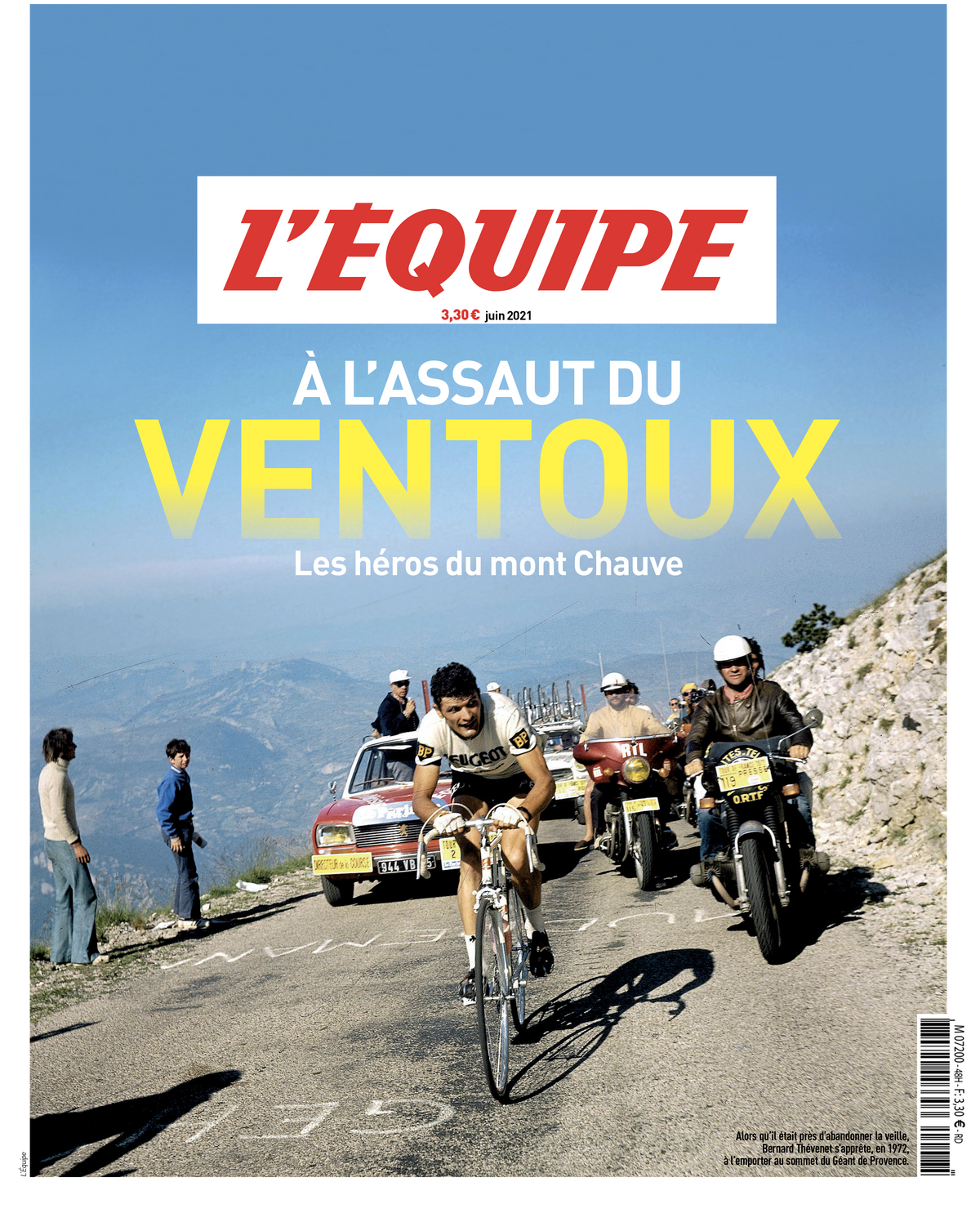 Tee Shirt A l'assaut du Ventoux - L'Equipe x Foot Dimanche