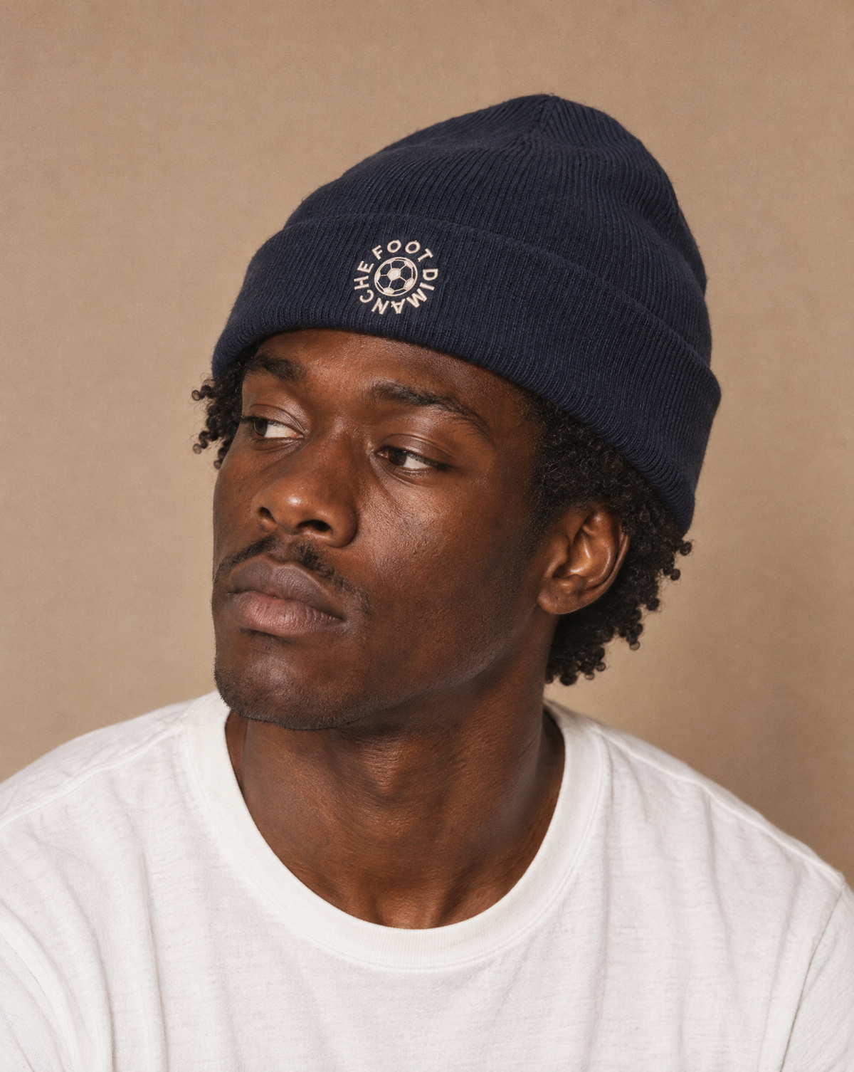 Bonnet Foot Dimanche brodé