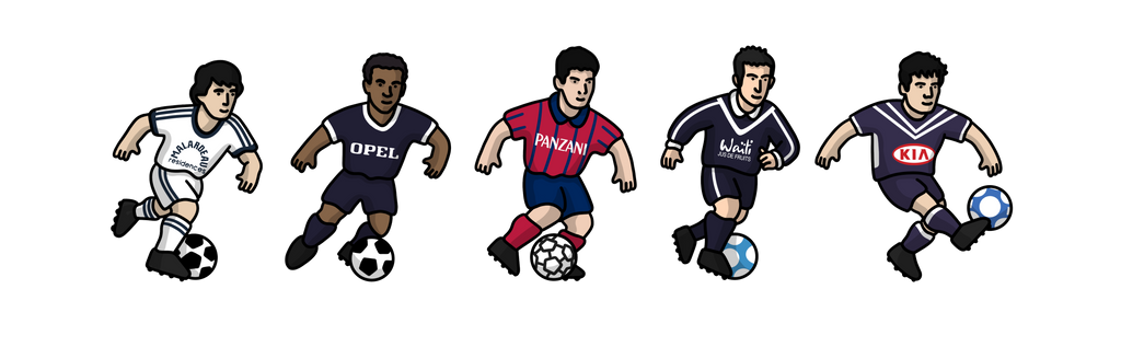 Tee Shirt Bordeaux - Foot Dimanche x Clément Striano