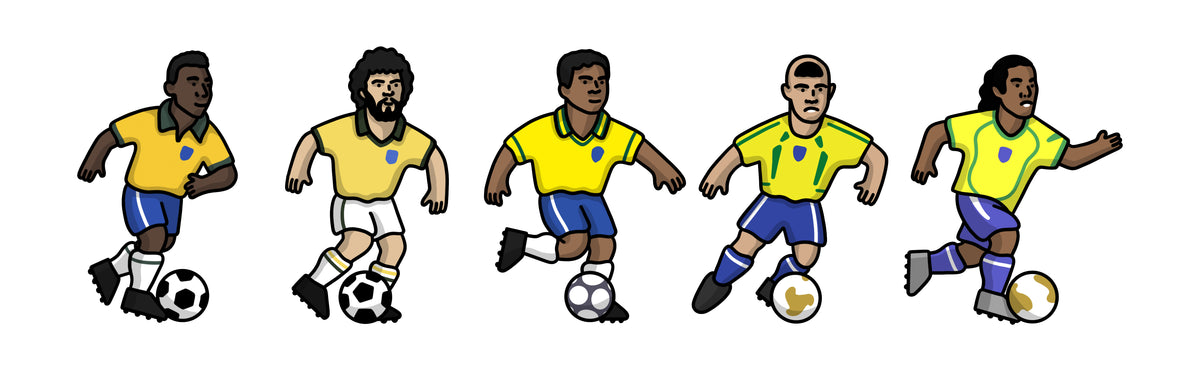 Tee Shirt Brésil - Foot Dimanche x Clément Striano