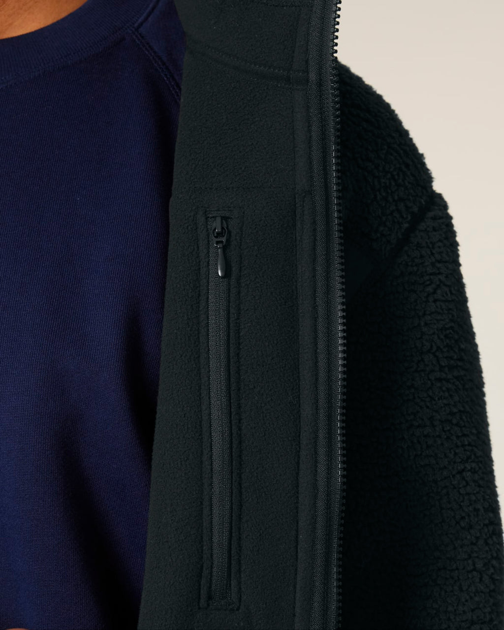 Veste Polaire Foot Dimanche brodée