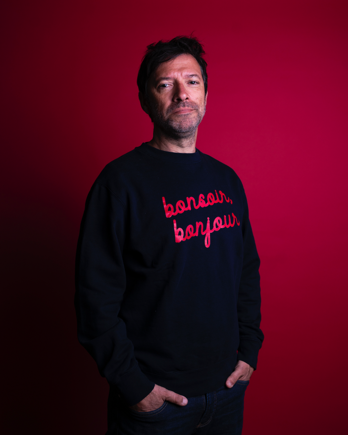 Sweat Bonsoir, Bonjour - Cazarre x Foot Dimanche