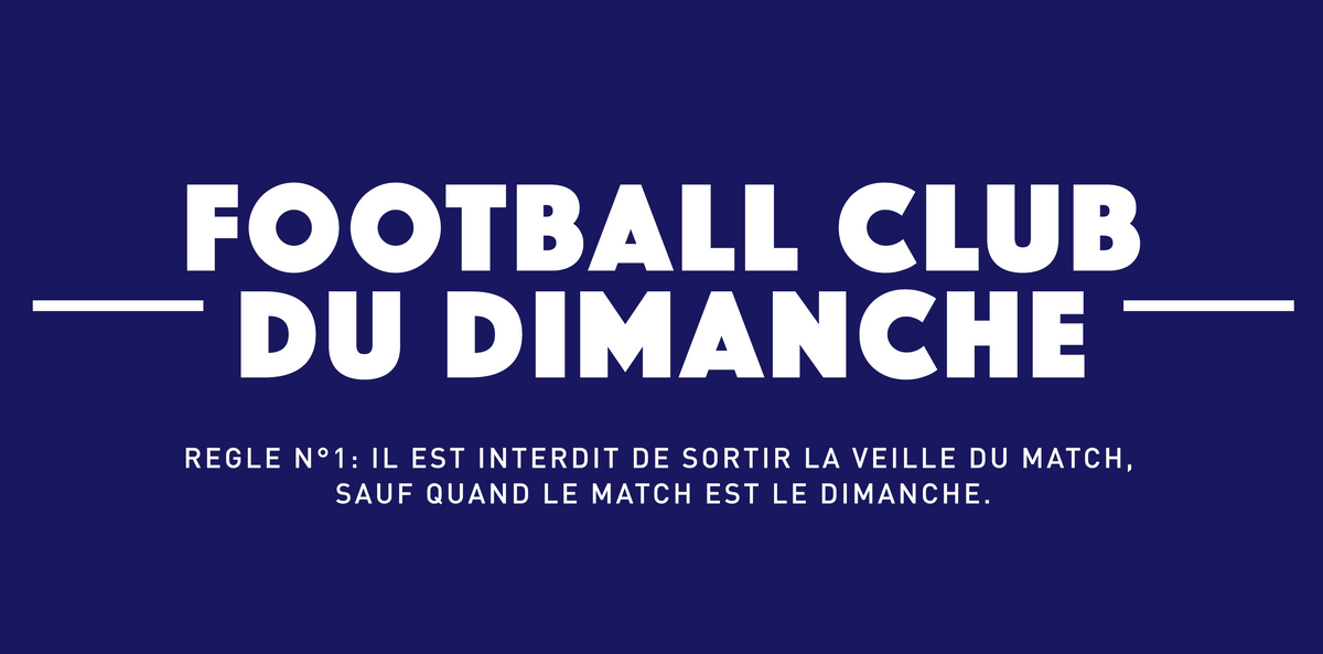 Sweat Sortir le dimanche - Vrai Foot Day x Foot Dimanche