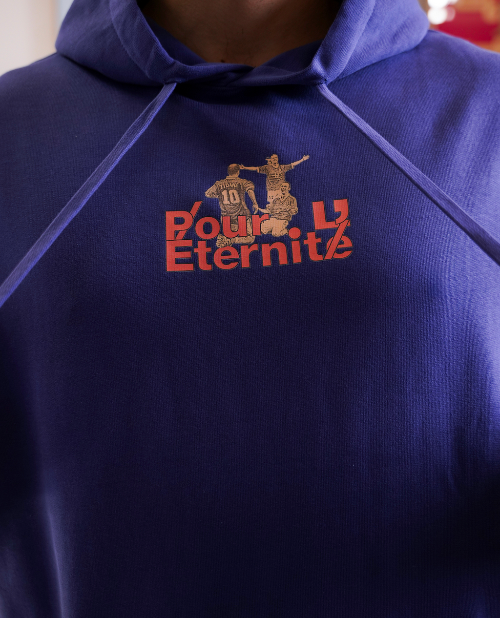 Sweat Capuche Pour l'éternité - L'Equipe x Foot Dimanche- version rouge