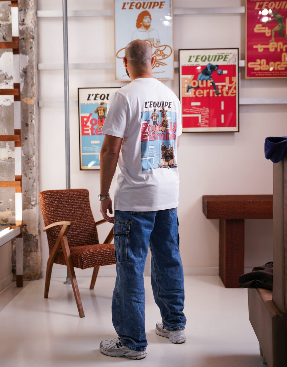 Tee Shirt Pour l'éternité - L'Equipe x Foot Dimanche - version bleue
