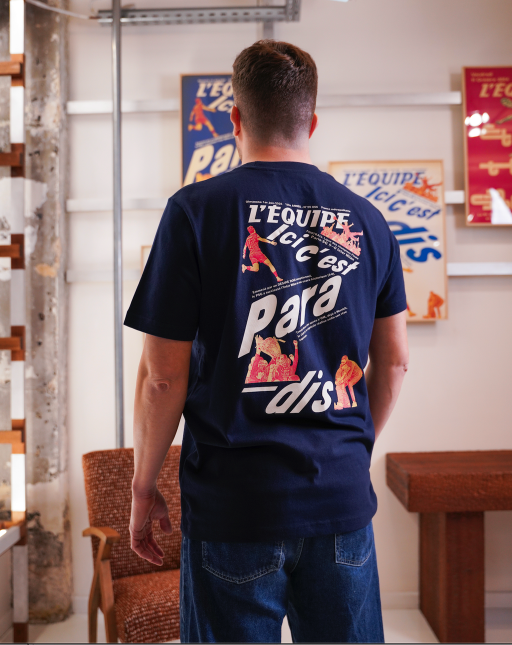 Tee Shirt Ici c'est Paradis - L'Equipe x Foot Dimanche