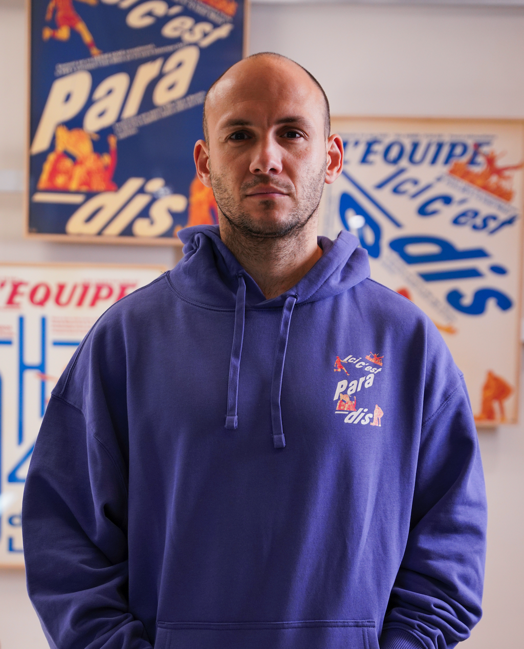 Sweat Capuche Ici c'est Paradis - L'Equipe x Foot Dimanche
