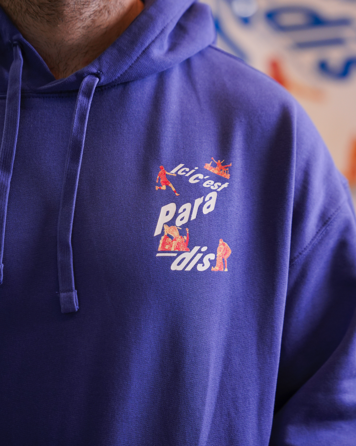 Sweat Capuche Ici c'est Paradis - L'Equipe x Foot Dimanche
