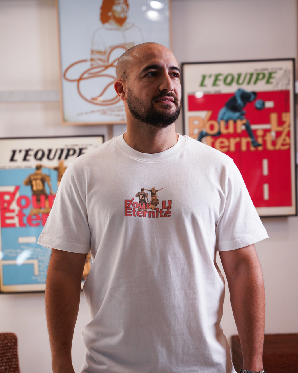 Tee Shirt Pour l'éternité - L'Equipe x Foot Dimanche - version rouge