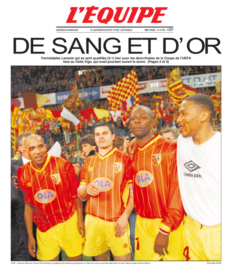 Tee De Sang et Or - L'Equipe x Foot Dimanche