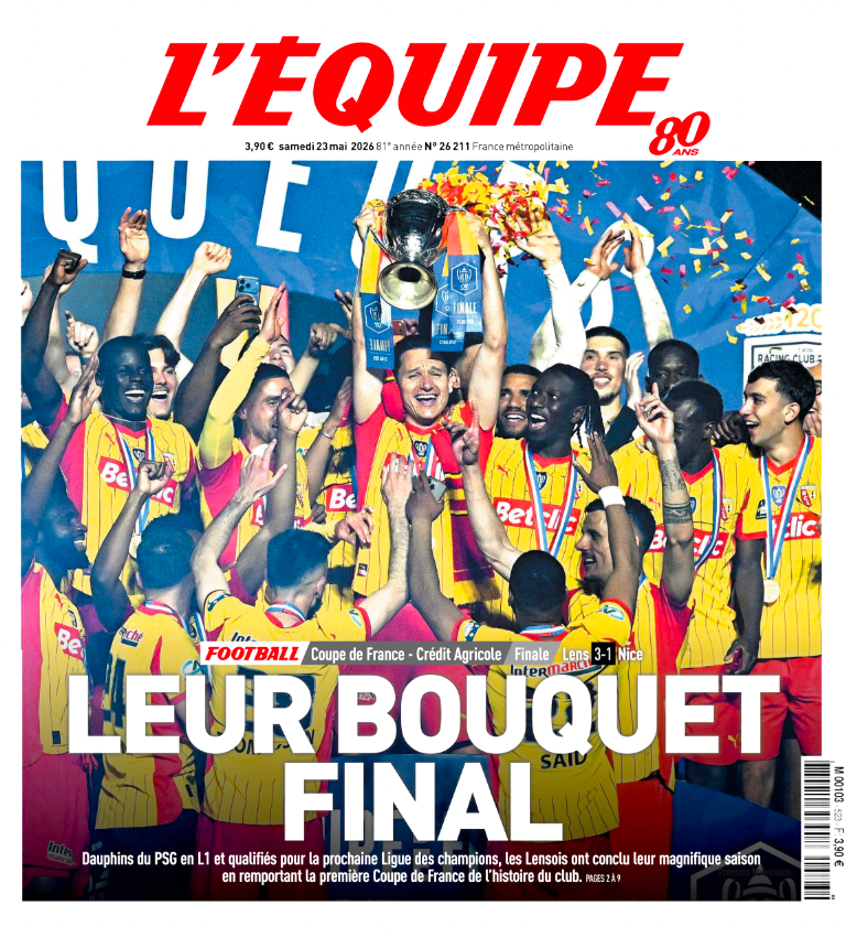 Tee Shirt Bouquet Final Lens - L'Equipe x Foot Dimanche