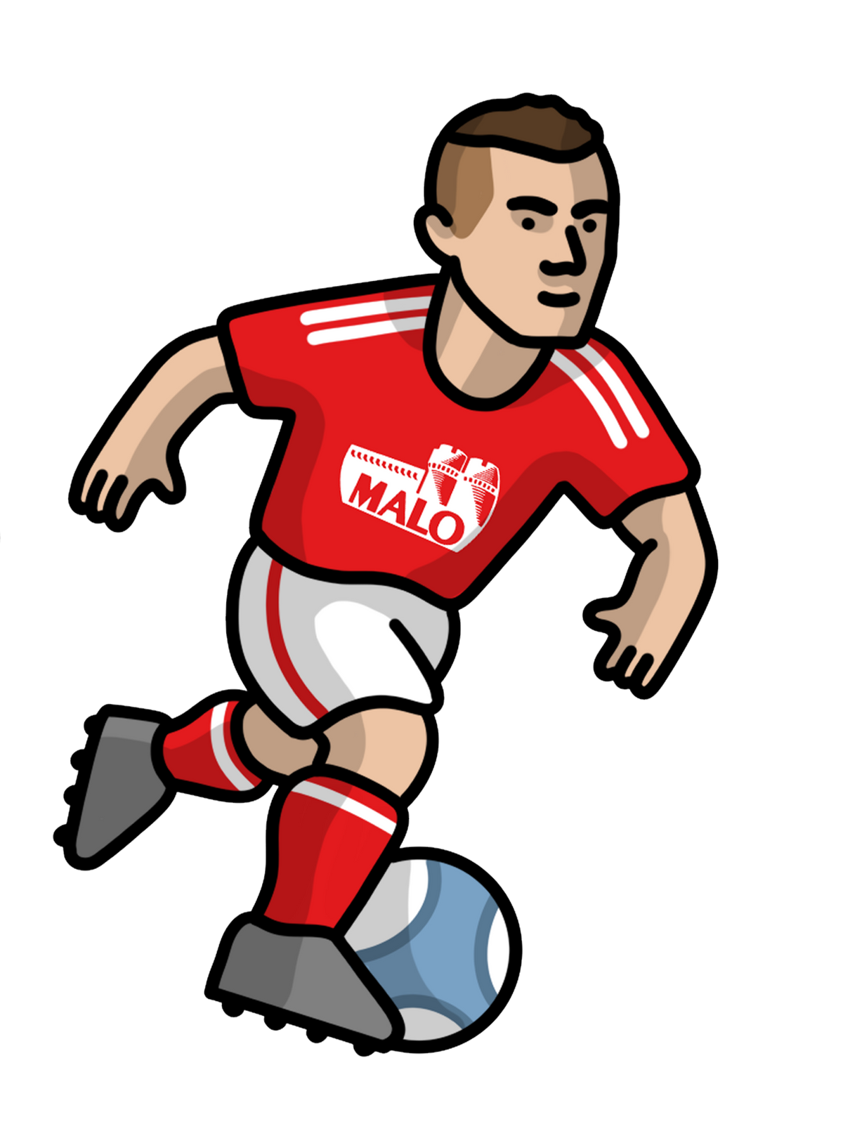 Pack 5 Chaussettes Brest - Foot Dimanche x Clément Striano