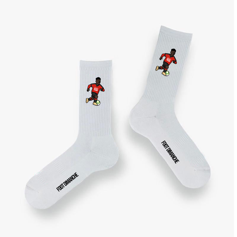 Chaussettes Dembele - Foot Dimanche x Clément Striano