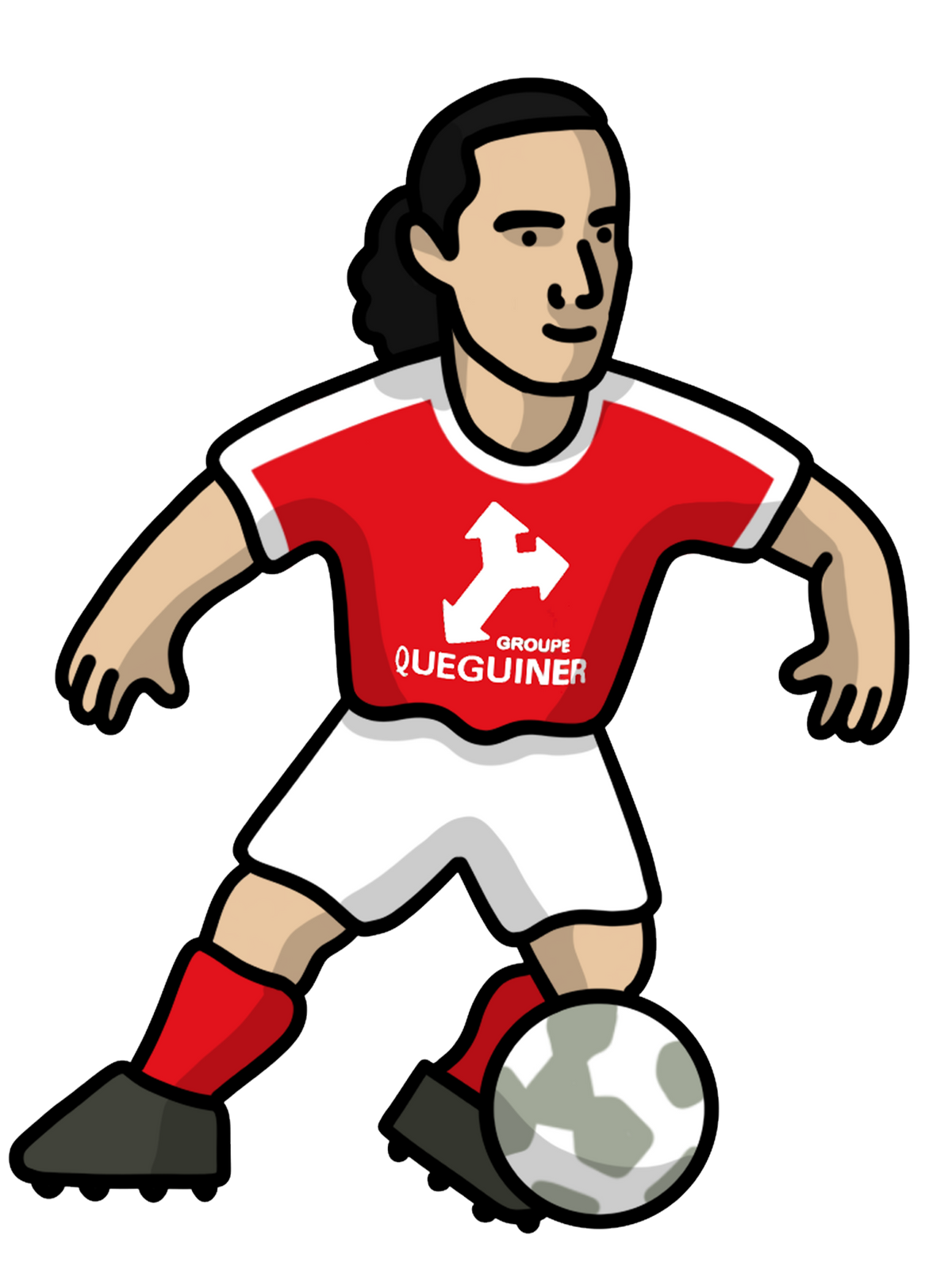Chaussettes Bruno Grougi - Foot Dimanche x Clément Striano