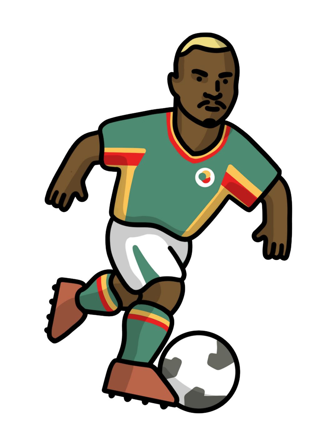 Chaussettes El-Hadji Diouf Sénégal - Foot Dimanche x Clément Striano