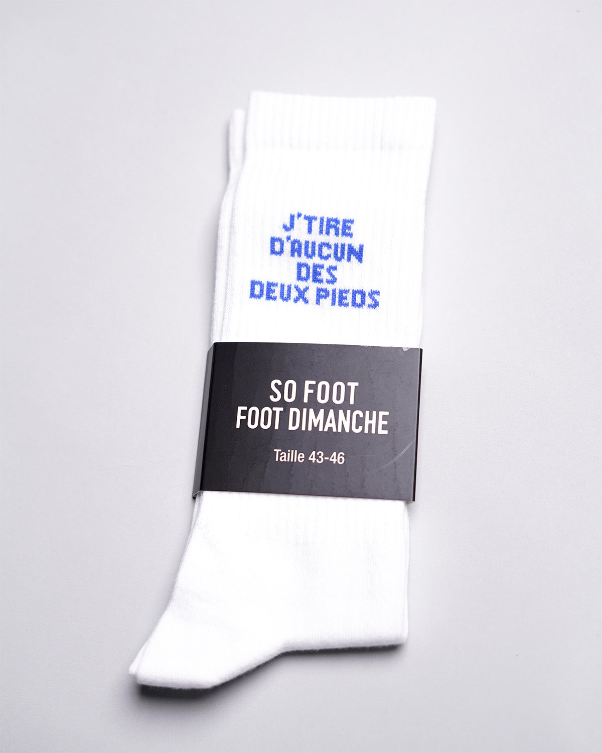 Chaussettes FOOT J'tire d'aucun des deux pieds - So Foot x Foot Dimanche