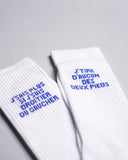 Chaussettes FOOT J'tire d'aucun des deux pieds - So Foot x Foot Dimanche