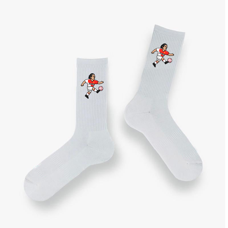 Chaussettes Falcao - Foot Dimanche x Clément Striano