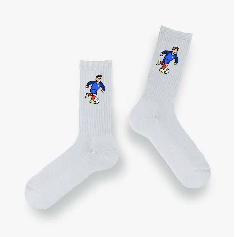 Chaussettes Griezmann France - Foot Dimanche x Clément Striano