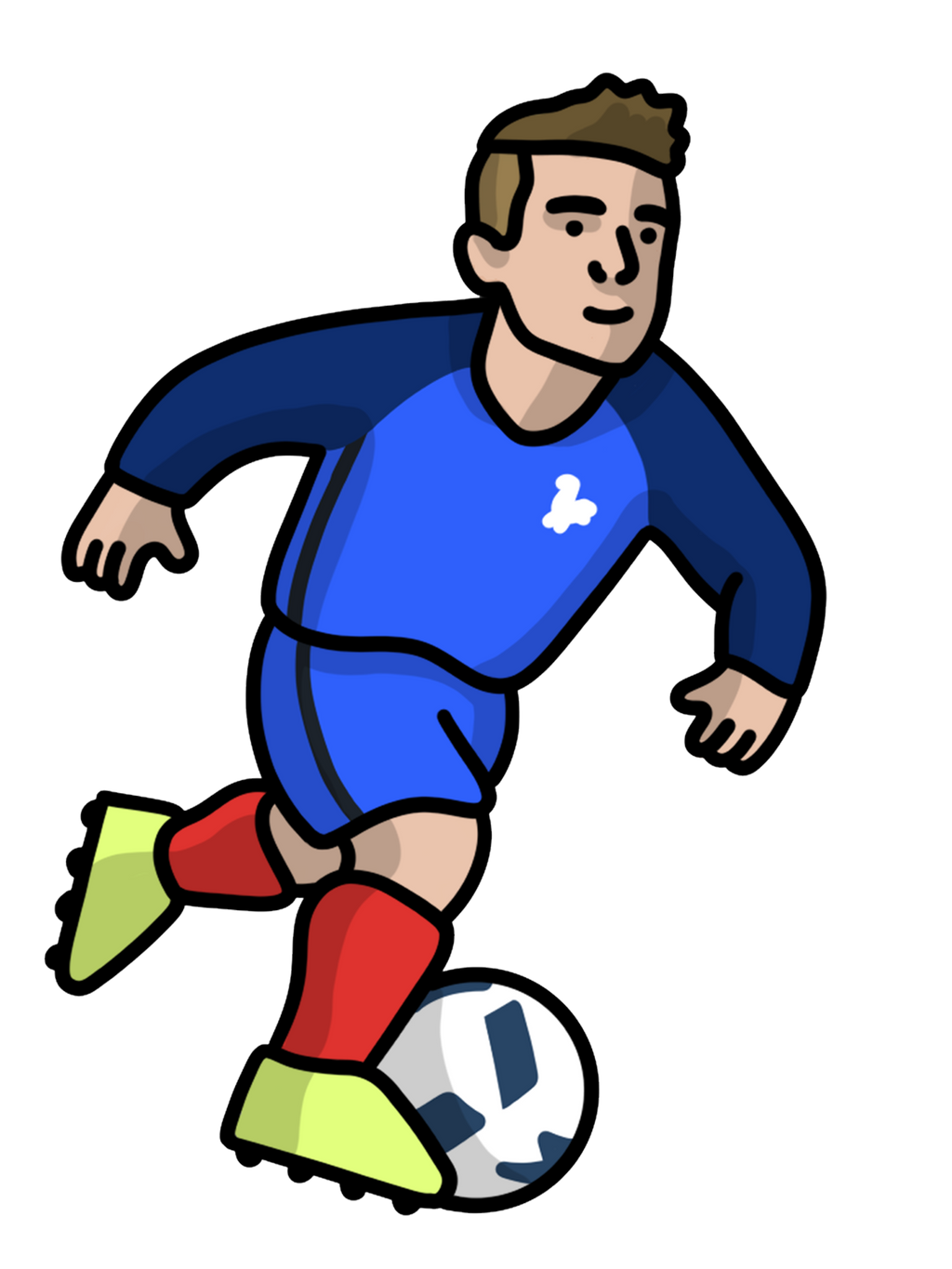 Pack 5 Chaussettes France - Foot Dimanche x Clément Striano