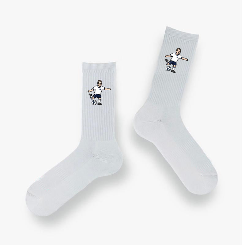 Chaussettes Harry Kane Angleterre - Foot Dimanche x Clément Striano