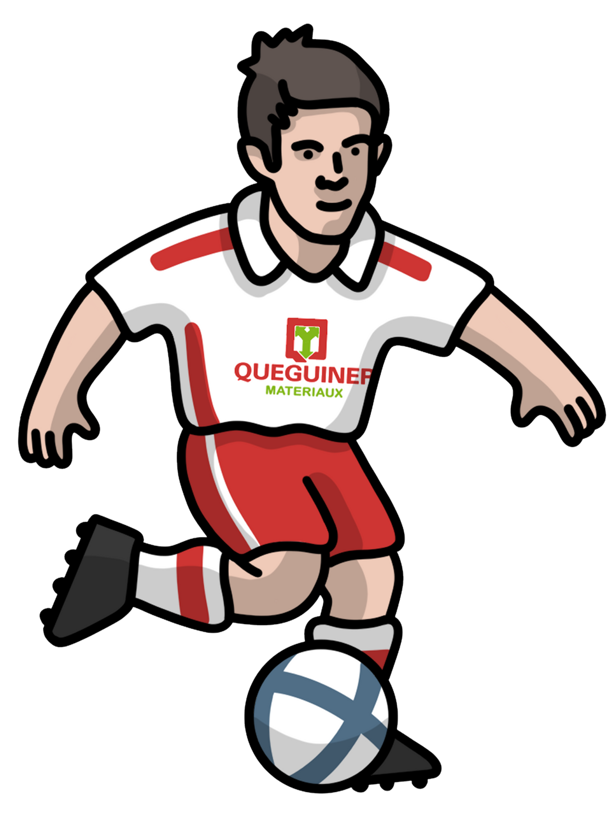 Pack 5 Chaussettes Brest - Foot Dimanche x Clément Striano