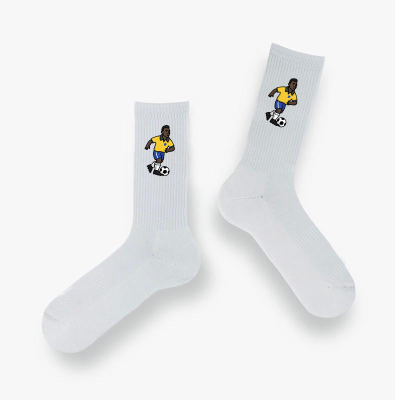 Pack 5 Chaussettes Brésil - Foot Dimanche x Clément Striano